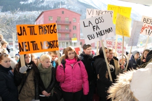 Demonstrasjon i Odda